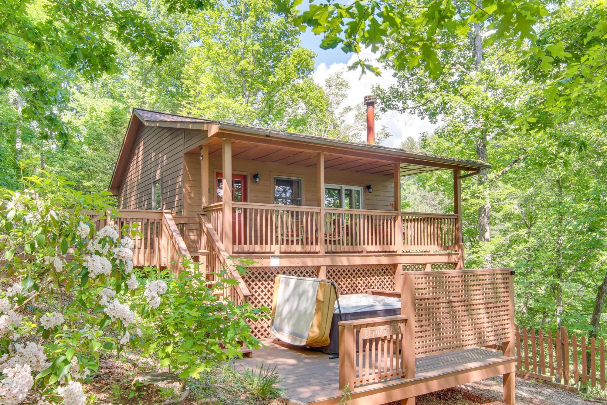 Charming Fox Den Cabin In Whittier With Hot Tub! Esterno foto